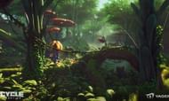 There are several vibrant planets in the game (Image via Yager Development)